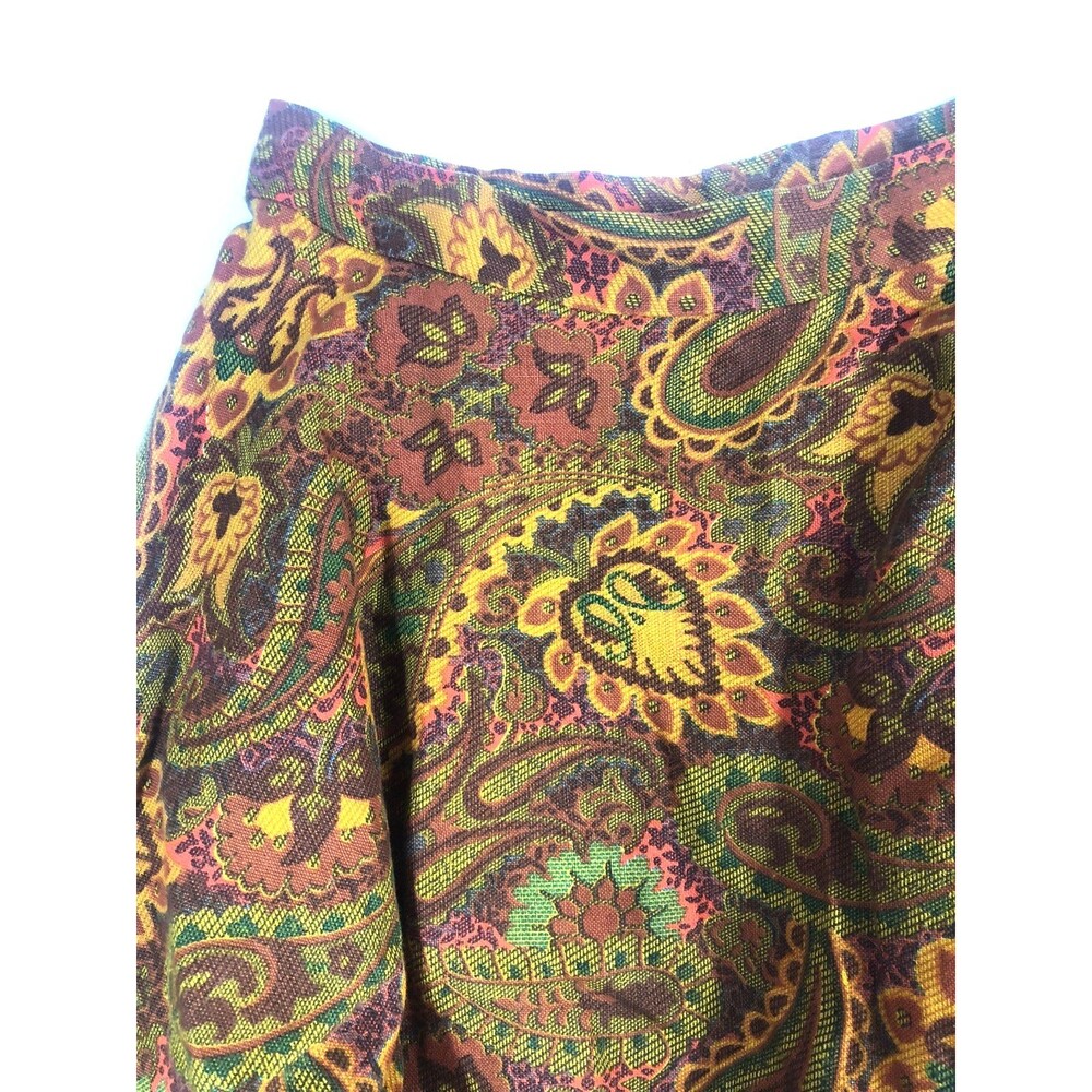 Vintage Hand Made Skirt - one of a kind size Small - Paisley - Picture 10 of 13